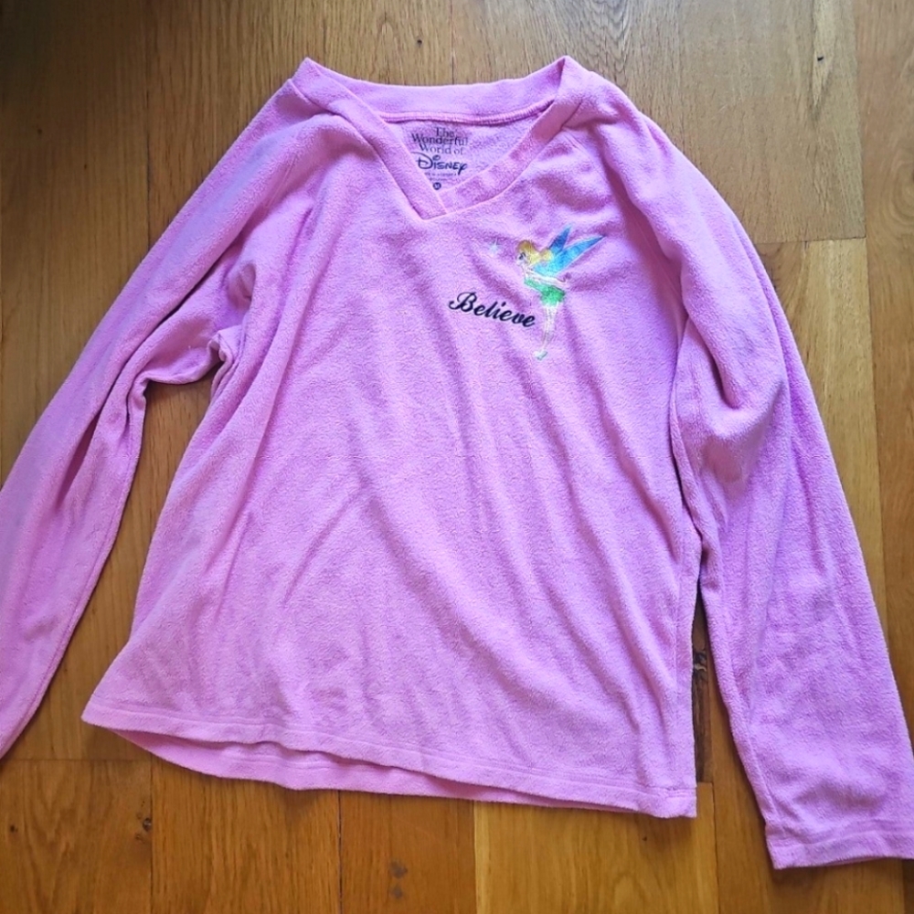 Disney Tinkerbell Fleece top/pajama top